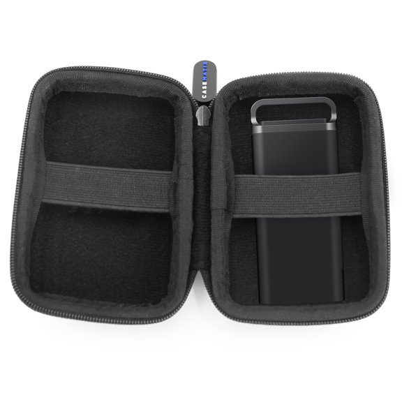 CASEMATIX Portable SSD Hard Drive Case Fits Samsung T5 EVO Portable External Solid State Drive for Gaming and Content Creation, Includes Case Only