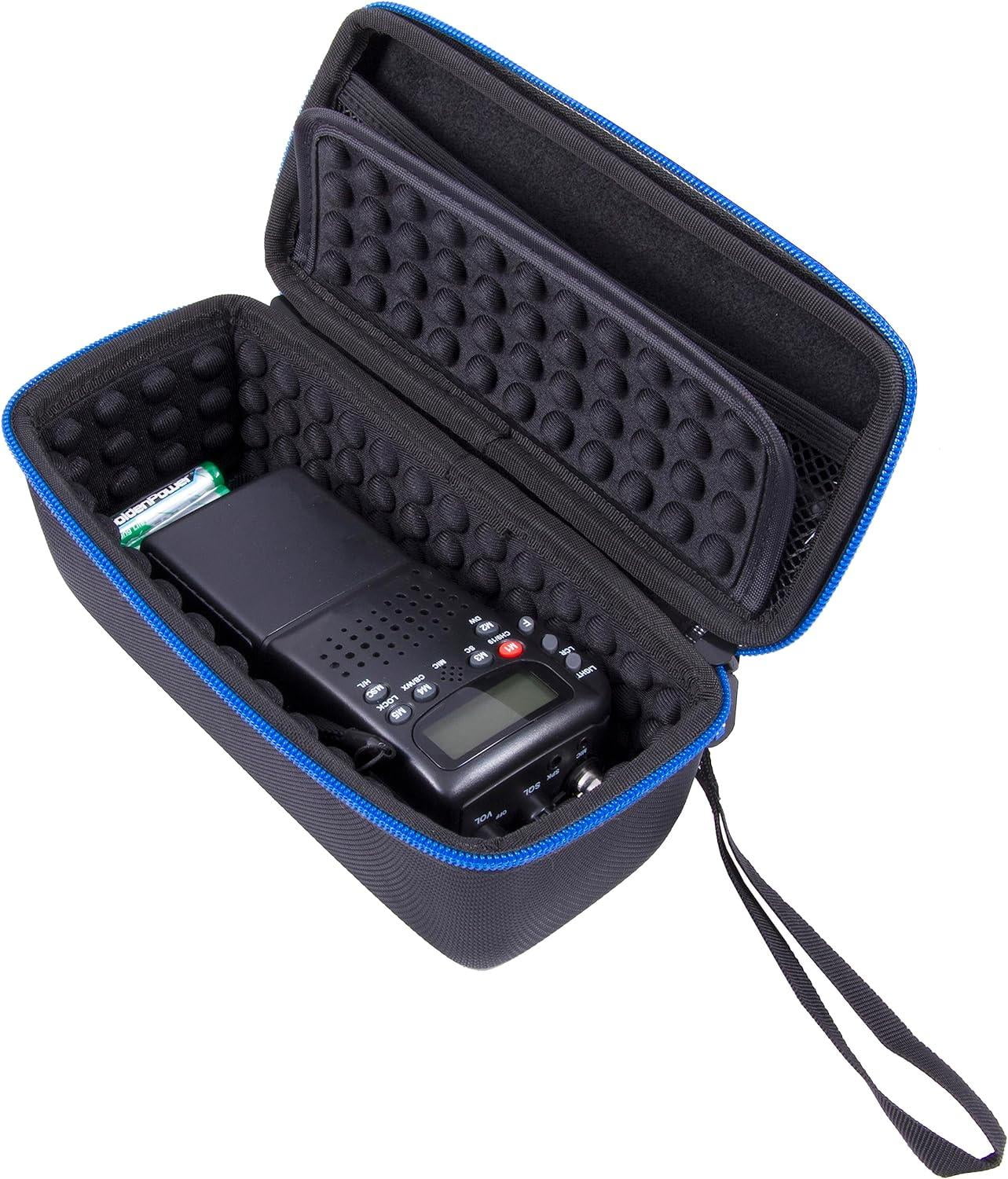 CASEMATIX RADIO CASE COMPATIBLE WITH CB RADIOS MIDLAND 75822, UNIDEN BC75XLT, MIDLAND 75785 OR UNIDEN BCD436HP CB 2 WAY RADIO, MUST REMOVE ANTENNAE