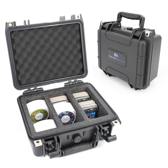 CASEMATIX Retro Gaming Case For PSP UMD Disc Games & Game Boy Cartridges Holds 90 PSP UMD Discs or 48 Original Gameboy or Game Boy Color Games