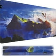 thumbnail image 1 of CASEMATIX TCG Playmat with Reusable Playmat Case - Premium 24" x 13.5" Card Game Mat & Compatible MTG Playmat For All TCGs with Non-Slip Rubber Backing, Stitched Edges and Carry Tube, 1 of 7
