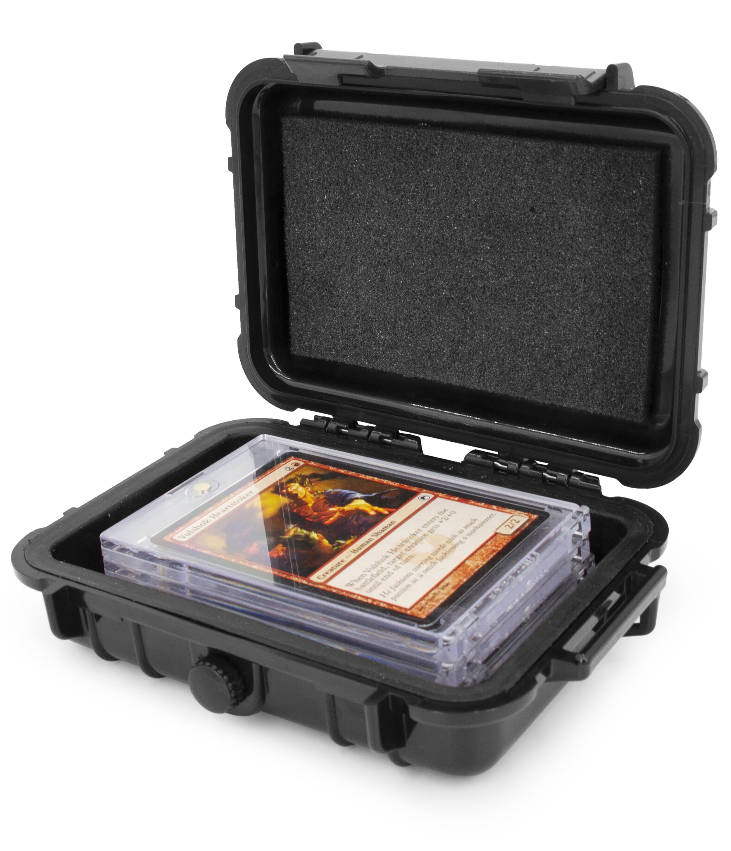 CASEMATIX Trading Card Holder Case Fits 4 One Touch Magnetic Card Holder Sleeves - Waterproof Case Fits 5.0" x 3.25" Max - Walmart.com CASEMATIX Trading Card Holder Case Fits 4 One Touch Magnetic Card Holder Sleeves - Waterproof Case Fits 5.0" x 3.25" Max - Walmart.com