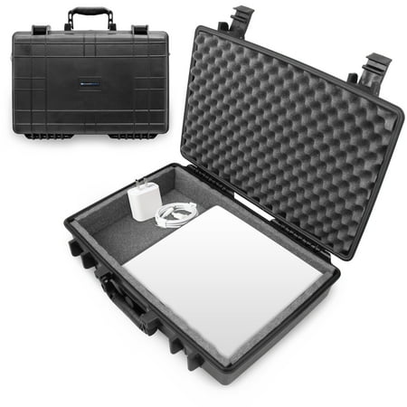 CASEMATIX - Waterproof Case for Starlink Mini Kit AC Dual Band Wi-Fi System, Kickstand and Accessories - Black