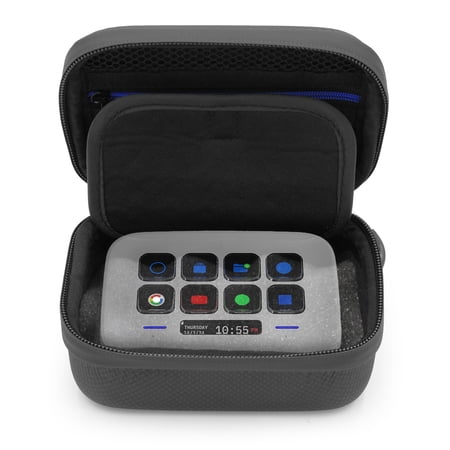 CASEMATIX Travel Case Fits Elgato Stream Deck Neo Game Capture and Task Manager Device for Streamers and Creators - Case Only