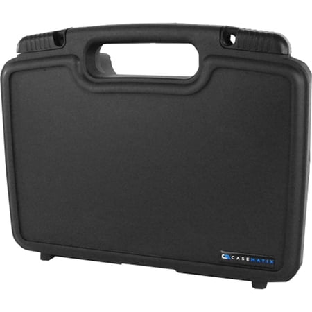CASEMATIX Two-Way Radio Carry Hard Travel Case with Customizable Foam Fits two (2x) Motorola MH230R MS350R, Midland LXT500VP3, BaoFeng and More - Case Only