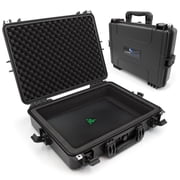 CASEMATIX Waterproof Hard Shell Case for 17–18 Gaming Laptop – IP67 Crushproof Travel Case with Custom Foam