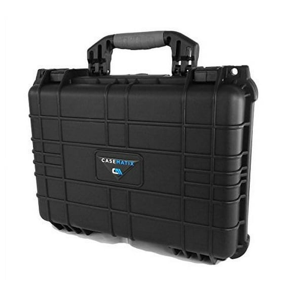 CASEMATIX Waterproof Marine Electronics and Accessory FishFinder Case Fits Garmin Striker , Hummingbird Helix , Lowrance , Raymarine , Simrad and More GPS Imaging Chartplotter Fish Finders