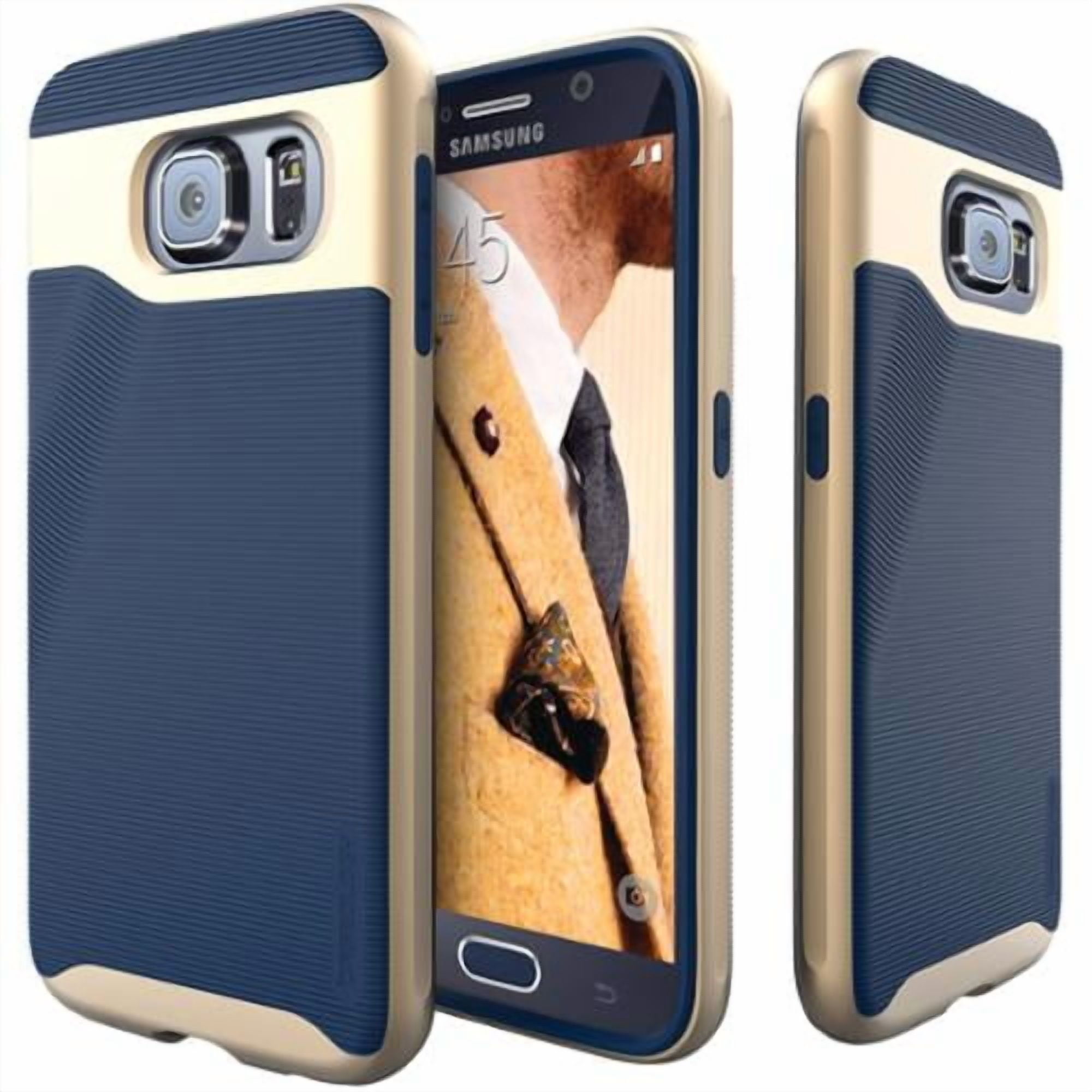 CASEOLOGY CO-GS6-GRL-NV Samsung(R) Galaxy S(R) 6 Wavelength Series Case (Navy Blue)