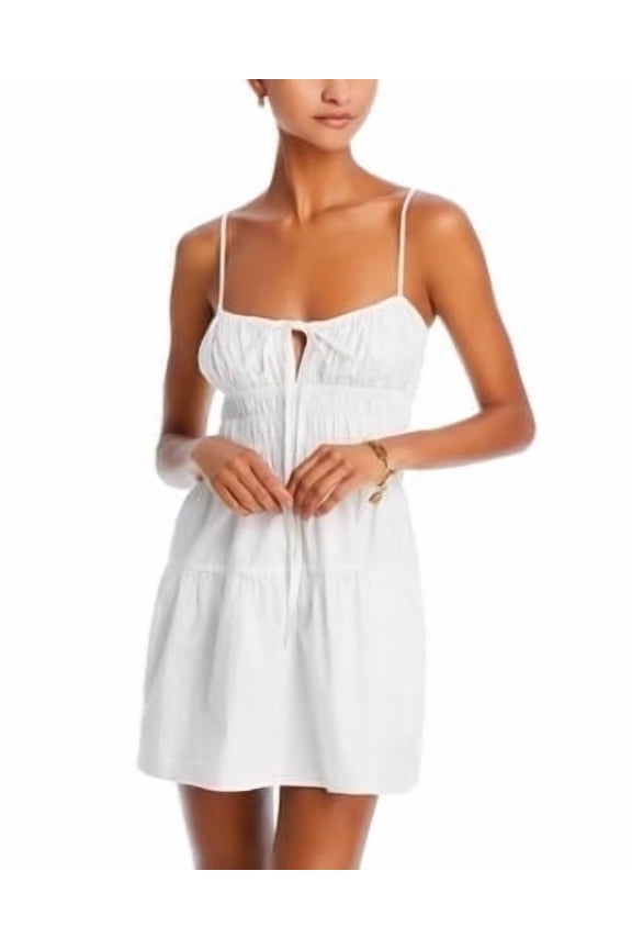 Casual Keyhole Neck Sleeveless Slim Casual Dress, Women's XL