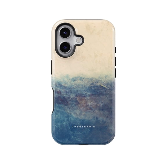 CASETEROID Tough Case for iPhone 16  Dual-Layer Protection, Shockproof [Compatible with MagSafe]  Tranquil Tones Case
