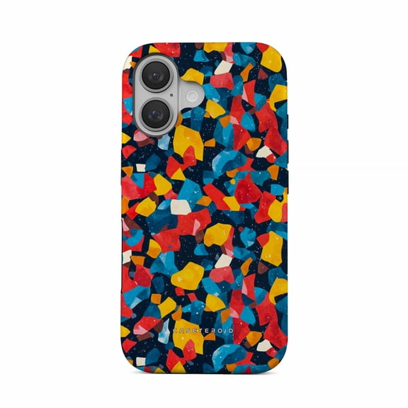 CASETEROID Tough Case for iPhone 16 Plus  Dual-Layer Protection, Shockproof [Compatible with MagSafe]  Galactic Confetti Case