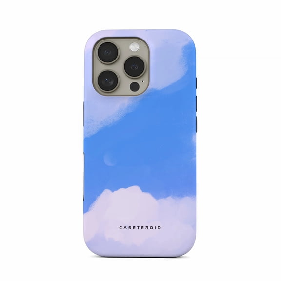 CASETEROID Tough Case for iPhone 16 Pro  Dual-Layer Protection, Shockproof [Compatible with MagSafe]  Whimsy Sky Cartoon Case