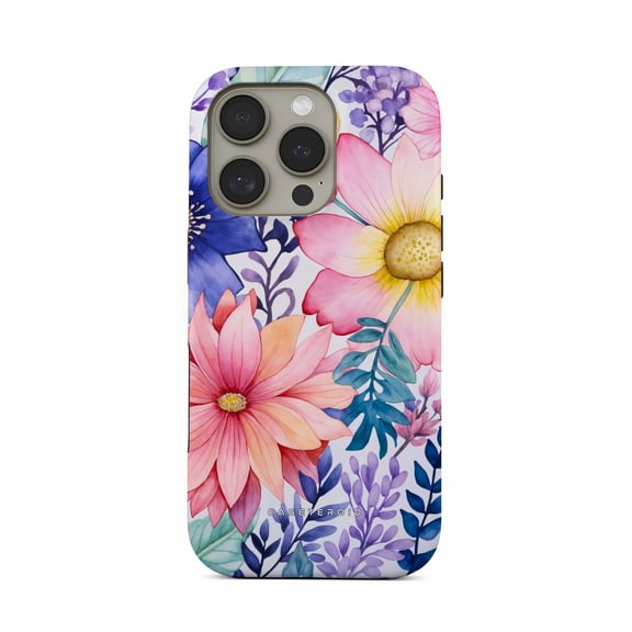 CASETEROID Tough Case for iPhone 16 Pro Max  Dual-Layer Protection, Shockproof [Compatible with MagSafe]  Bouquet Symphony Case