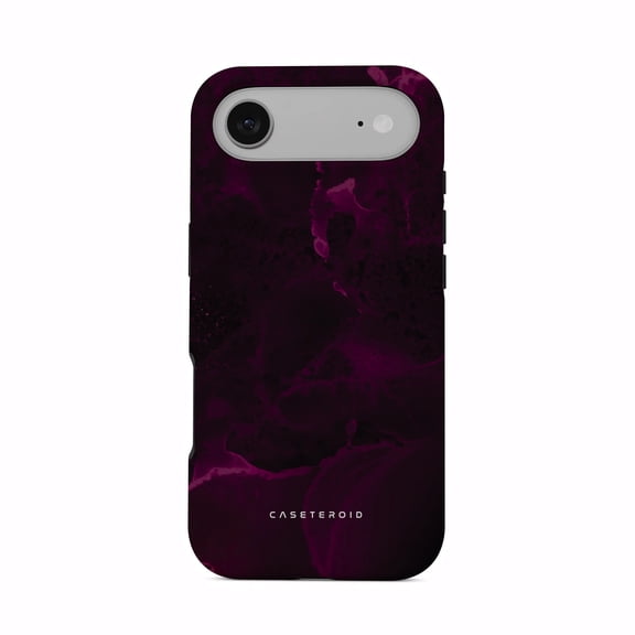 CASETEROID Tough Case for iPhone 17 Air  Dual-Layer Protection, Shockproof [Compatible with MagSafe]  Purple Nebula Burst Case