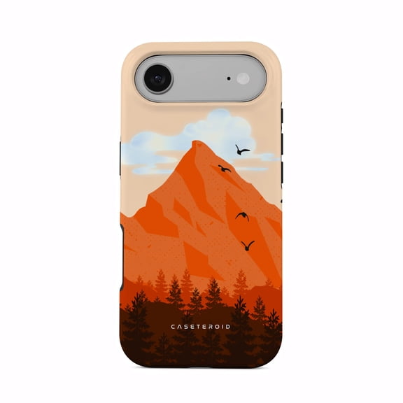 CASETEROID Tough Case for iPhone 17 Air  Dual-Layer Protection, Shockproof [Compatible with MagSafe]  Woodland Peaks Case