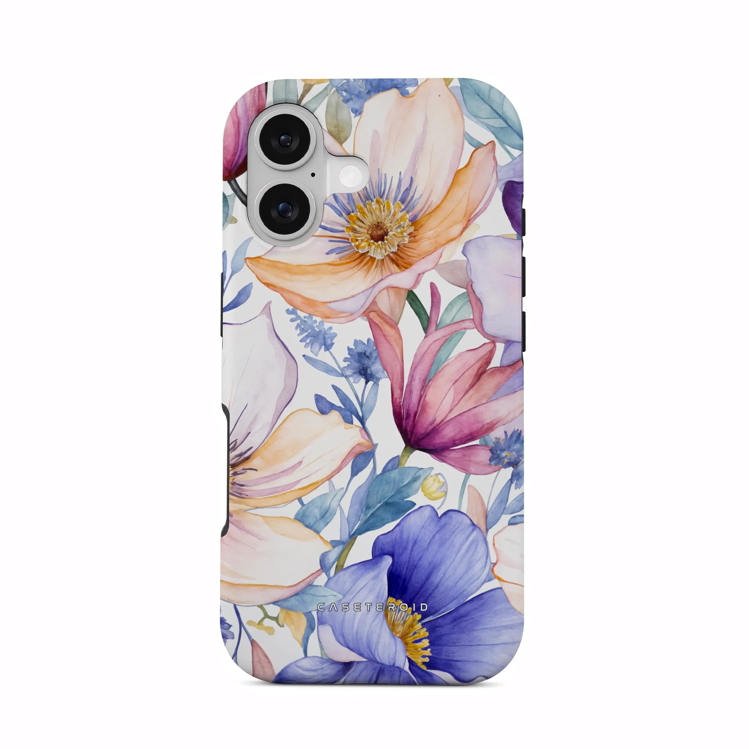 CASETEROID Tough Case for iPhone 17 – Dual-Layer Protection, Shockproof [Compatible with MagSafe] – Blossom Haven Case