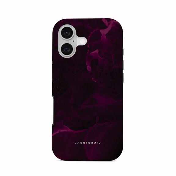CASETEROID Tough Case for iPhone 17  Dual-Layer Protection, Shockproof [Compatible with MagSafe]  Purple Nebula Burst Case