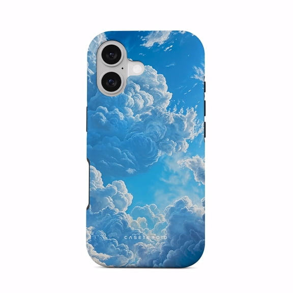 CASETEROID Tough Case for iPhone 17  Dual-Layer Protection, Shockproof [Compatible with MagSafe]  Tranquil Skyward Horizon Case