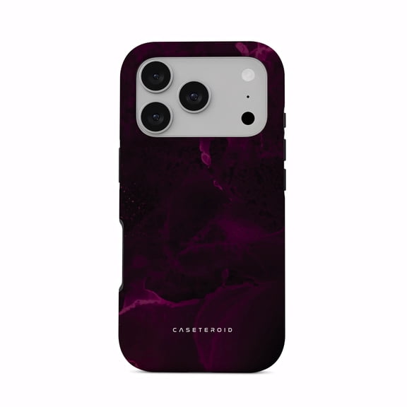CASETEROID Tough Case for iPhone 17 Pro  Dual-Layer Protection, Shockproof [Compatible with MagSafe]  Purple Nebula Burst Case