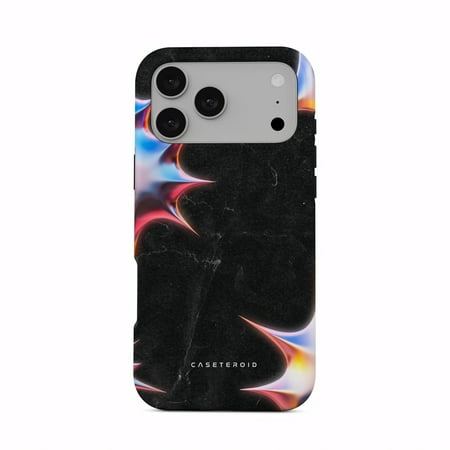 CASETEROID Tough Case for iPhone 17 Pro Max – Dual-Layer Protection, Shockproof [Compatible with MagSafe] – Celestial Noir Galaxy Case
