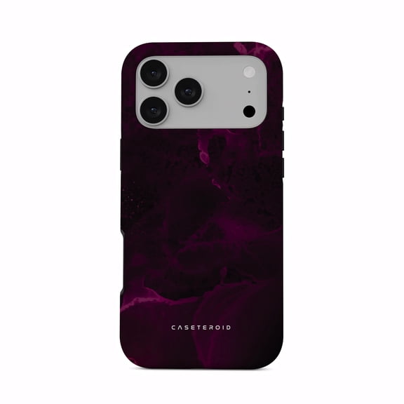CASETEROID Tough Case for iPhone 17 Pro Max  Dual-Layer Protection, Shockproof [Compatible with MagSafe]  Purple Nebula Burst Case