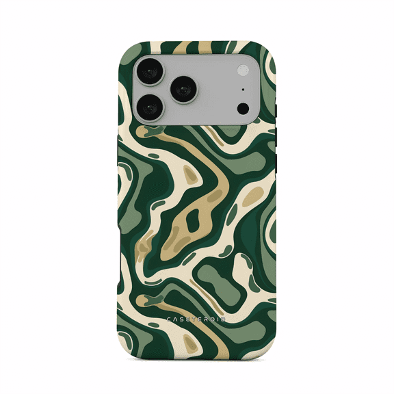 CASETEROID Tough Case for iPhone 17 Pro Max - Dual-Layer Protection, Shockproof [Compatible with MagSafe] - Terra Flow Case