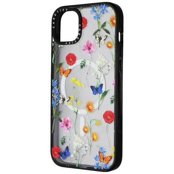 CASETiFY Impact Back Cover Cell Phone Case for iPhone 15 Plus, Multicolor/Ditsy Florals