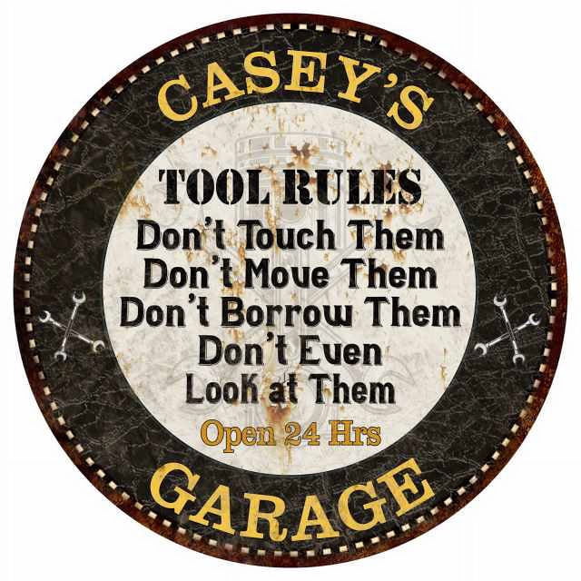 CASEY'S Garage Rules 12