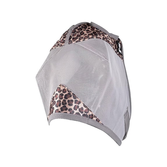 CASHEL Crusader Durable Adjustable Soft Mesh Horse Fly Mask, Yearling, Leopard CFMYS-20LP