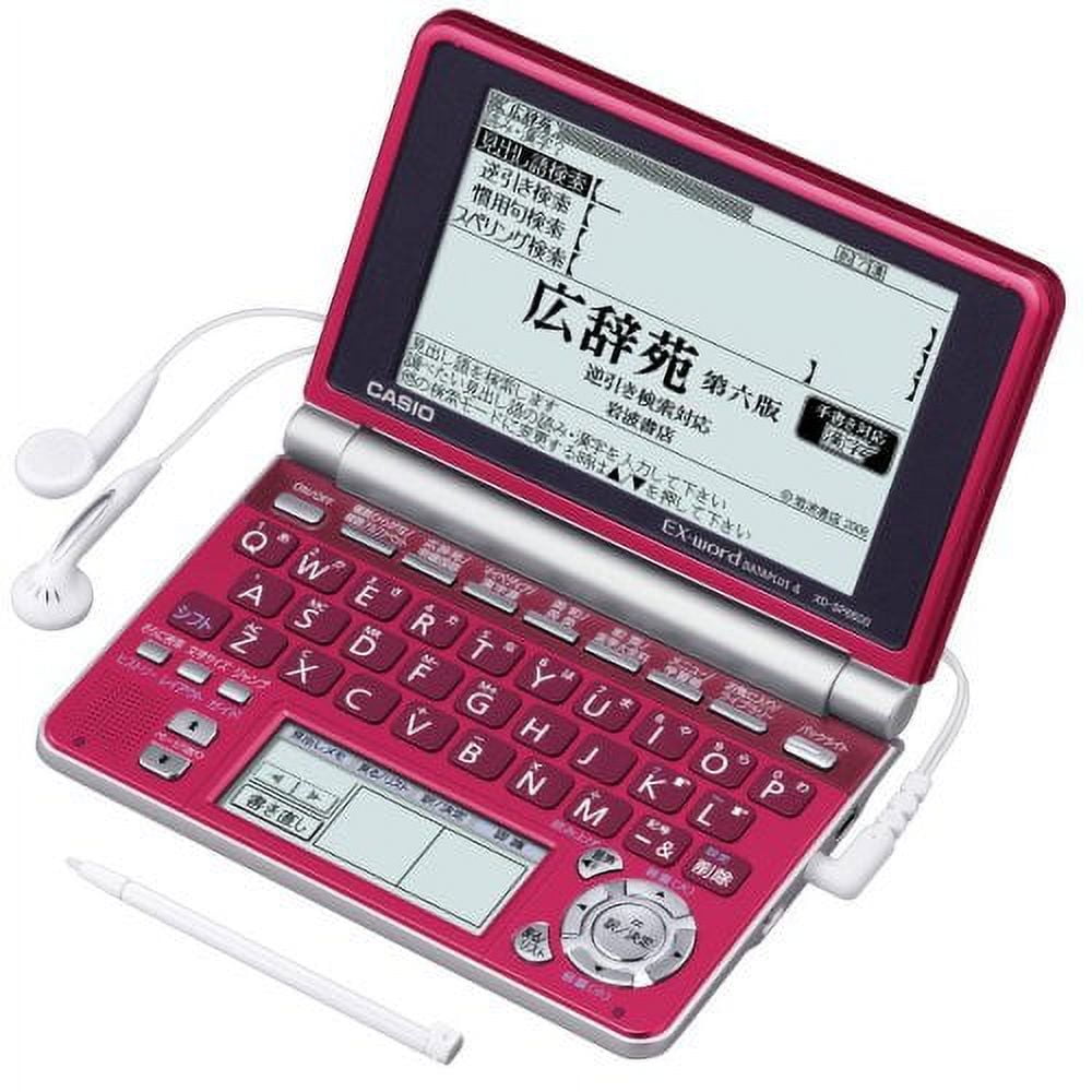 CASIO Ex-word Electronic Dictionary XD-SP6600RD 100 Contents Multi 