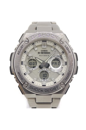 Pre-Owned CASIO G-SHOCK GST-W110D-7AJF Radio-Controlled Solar Watch with White Dial