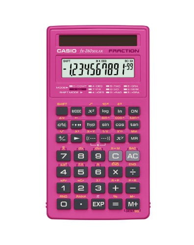 Voorouder verkoopplan Hol CASIO(R) FX-260SLR-PK Scientific Calculator - Walmart.com