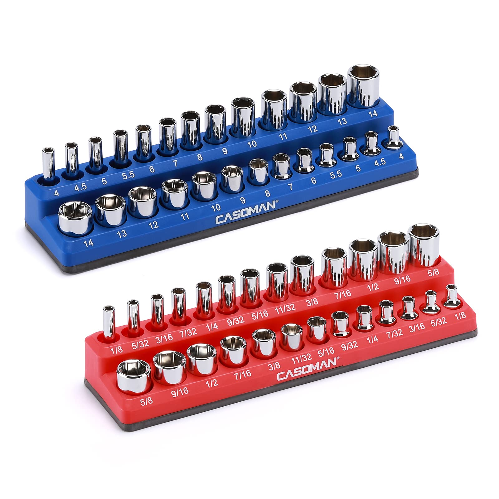 ML TOOLS Twist Lock Socket Rail with Tray (Holds 90 Sockets) MultiDrive Universal Socket Boss