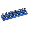 thumbnail image 1 of CASOMAN 3/8-inch Magnetic Socket Organizer, Holds 30 Metric Sockets, Blue Color, Magnetic Socket Holder, 1 of 7