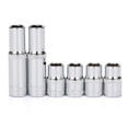 Uxcell 2pcs Deep Impact Socket 3/8" Drive By 10mm Metric 6 Point Socket 30mm Long