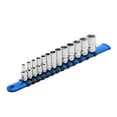 thumbnail image 1 of CASOMAN  PRO 13PCS 1/4" Drive Mid-Length Socket Set, 6-Point, Mirror Chrome Finish, Metric, 4mm to 15 mm, 1 of 8