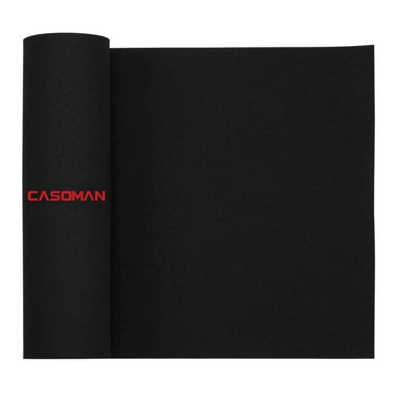 CASOMAN Tool Box Liner and Drawer Liner, Non-Slip Black Mat, 16" x 16 ft