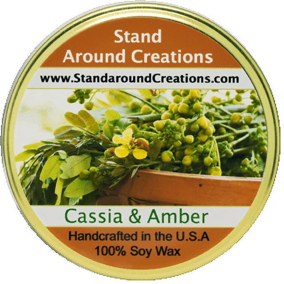 CASSIA & AMBER TUREEN 11-OZ. ALL NATURAL SOY CANDLE