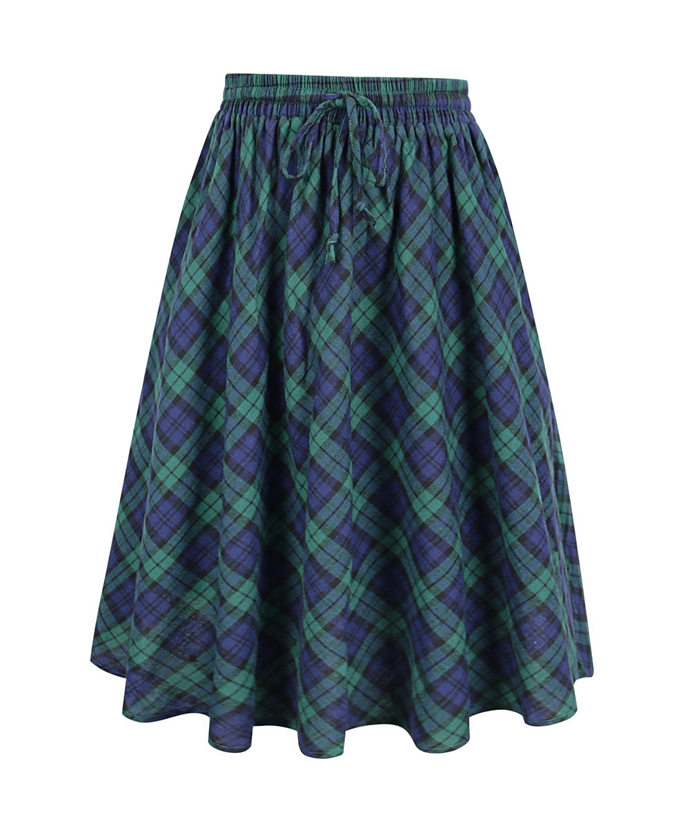 Pleated Skirt Green Plaid Skirt 5xl French Toast Girls Green Plaid