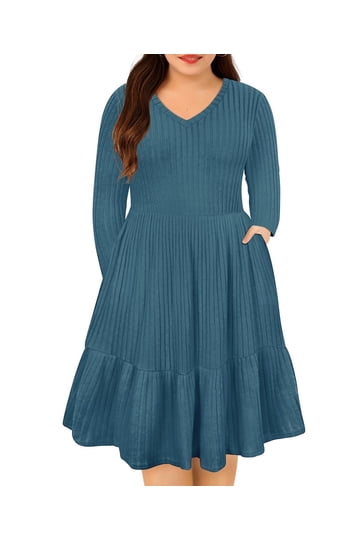 blue winter dress for women Royal Blue Dress, Elegant Shirt Dress, Long Sleeve Dress, Midi Dress For Women, Plus Size Clothing, Formal Winter Dress, Front Button Dress