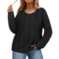 thumbnail image 1 of CASSIE LIZ Plus Size Sweaters Knit Womens Crew Neck Pullover Fall Fashion Solid Loose Fit Winter Dressy (XL-5XL), 1 of 8