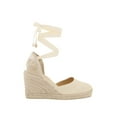 thumbnail image 1 of CASTANER Carina 80 Wedge Espadrille Ivory  20962-203 Women's Size 8, 1 of 3