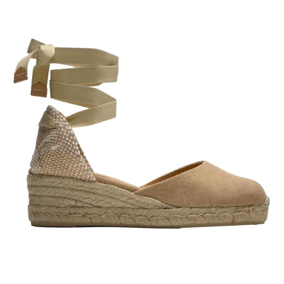 CASTANER Carina 30 Wedge Espadrille Sand 022205-2017 Women's Size 8