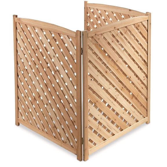 CASTLECREEK 3-Panel Outdoor Privacy Screen, 38"