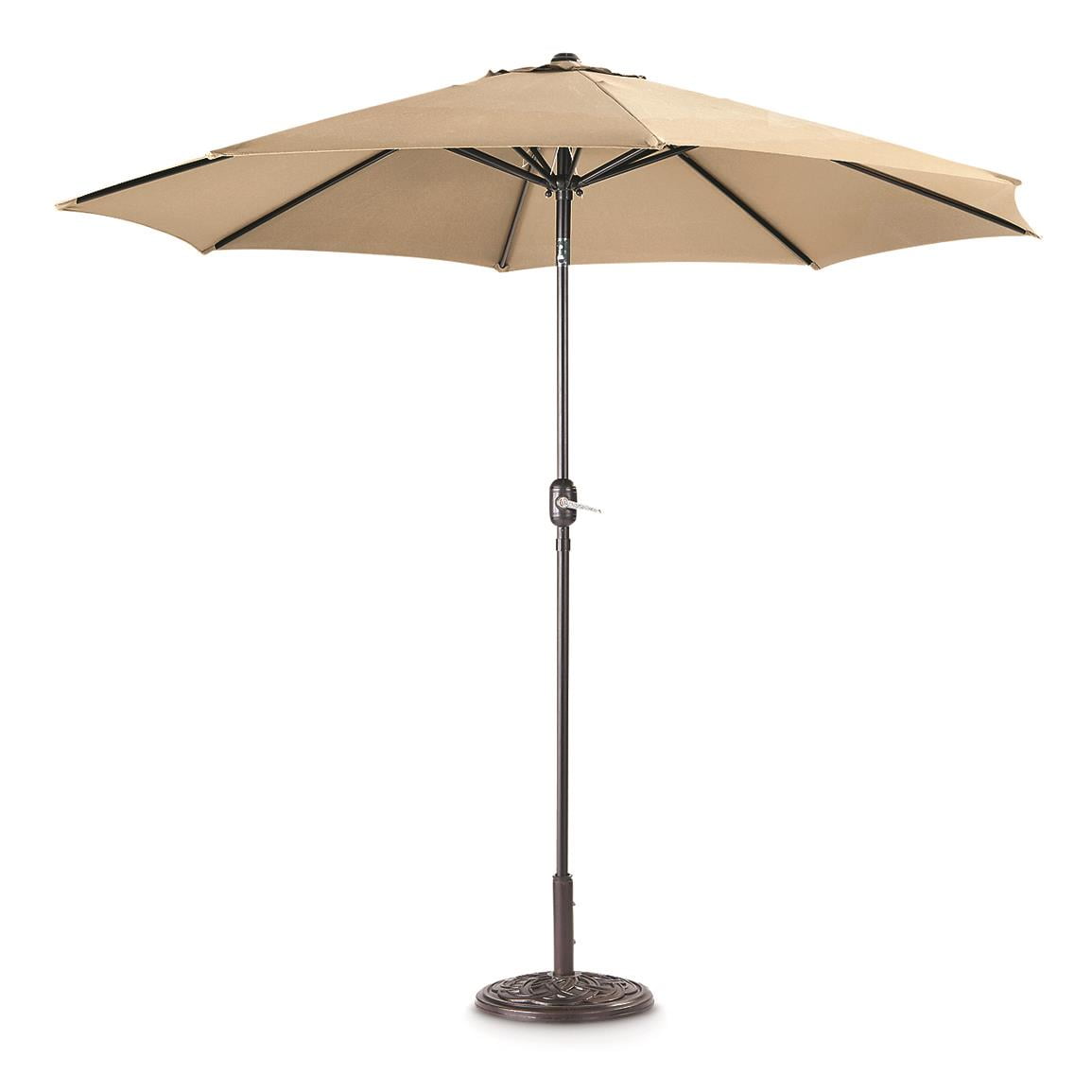 CASTLECREEK 9' Market Patio Umbrella Khaki