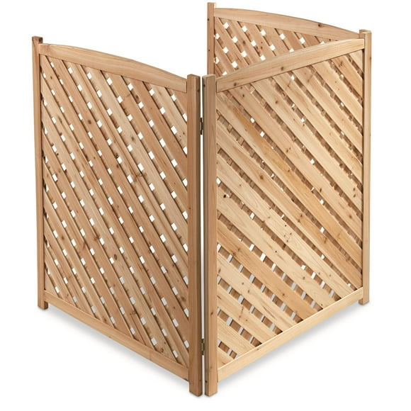 CASTLECREEK 3-Panel Outdoor Privacy Screen, 38"