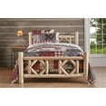 CASTLECREEK Twin Size Unfinished Wooden Bed Frame with Diamond Pattern