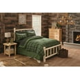 CASTLECREEK Wood Bed Frame with Headboard, Cabin Decor, Heavy Duty