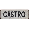 thumbnail image 1 of CASTRO Vintage Look Rustic Chic Metal Sign 6x18 106180036419, 1 of 1