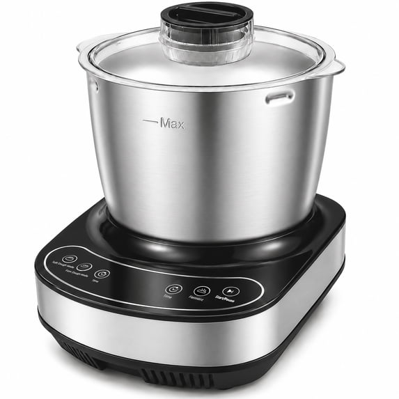 Casualife 7.4 QT Automatic Electric Dough Maker, Multi-Functional Dough Mixer with Ferment Mode for Bread and Pizza