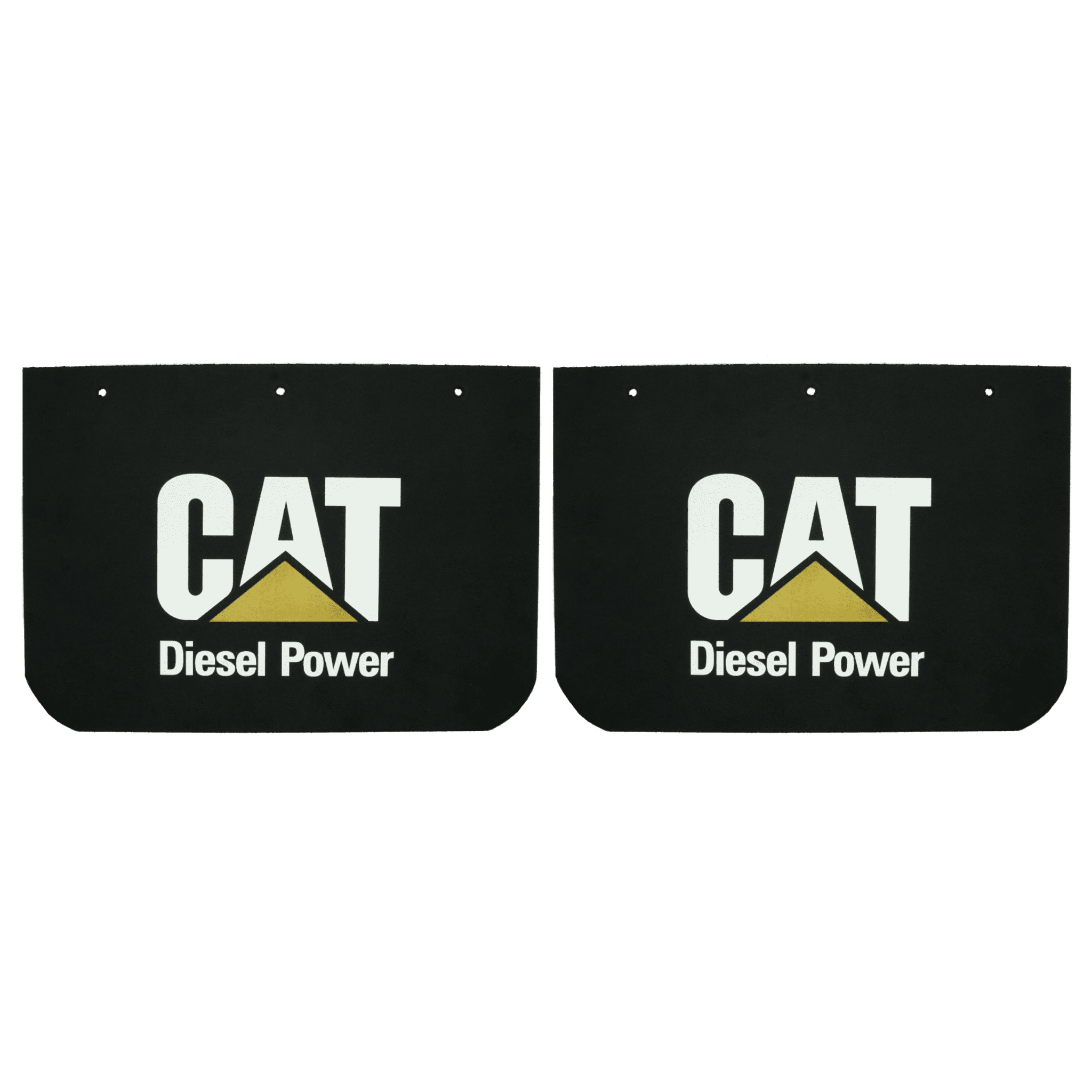 CAT 20x14 "Diesel Power" Mud Flaps, 1/8'' Thick (Set of 2)